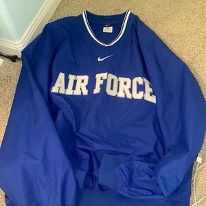 Royal Blue Nike Air Force wind breaker